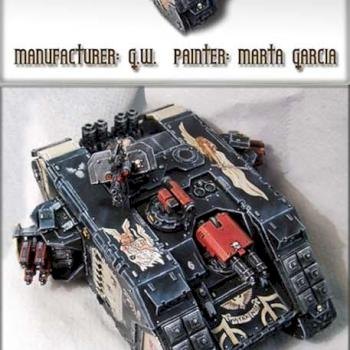 Dark Templars Land Raider Crusader by gothicarmy