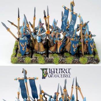 High elf spearmen regiment by FIGURAOBSCURA