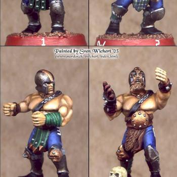 BloodBowl: 4 Norse players by Vulture
