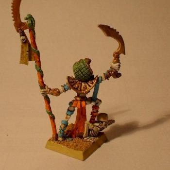 Khemri Lich Priest (back) by DuAn Ra