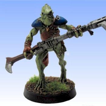 Kroot wrrior by mazgier