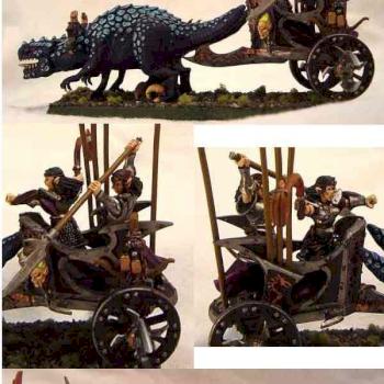 Dark Elf Cold One Chariot by Surion