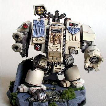 A Deathwing Dreadnought by FIGURAOBSCURA