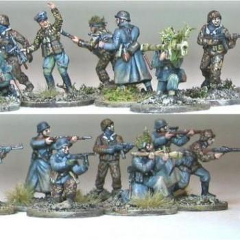 1/72 German Elite Troops WW2 in Cold Weather Clothing by T. Duerrschmidt