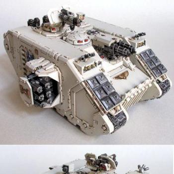 Dark Angels Deathwing  Landraider Crusader by FIGURAOBSCURA