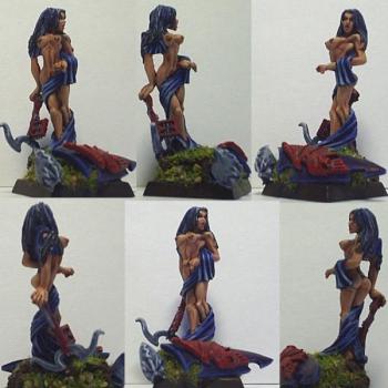 dark elf warrior female nude by bretonian man