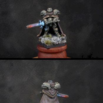 Warmachine  Stormblade Officer by Shawn R. L.