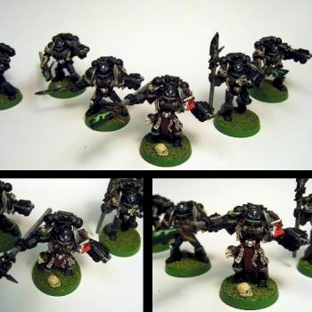 First Grey Knights Squad by Destraal