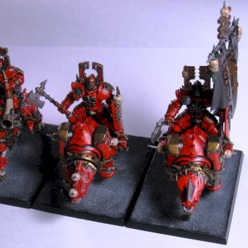 Skullcrushers of Khorne by hammerandbrush
