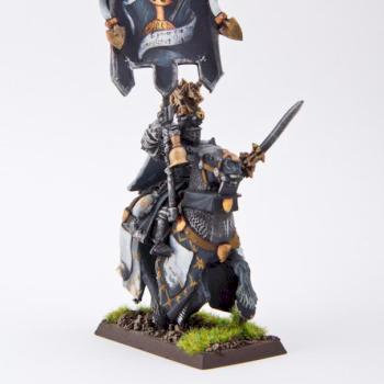 Bretonnian Knights Standard Bearer by nastin