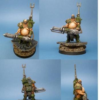 Imperial Guardsman 'little' Belwas (Nurgle Lord Conversion) by Astral Knight