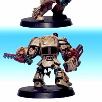 Deathwing Terminator with Chainfist and Assault Cannon by Noxred