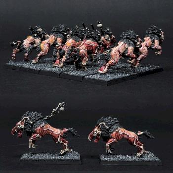 Chaos Warhounds of Nurgle Vampire Counts Dire Wolves by BloodyBeast.com