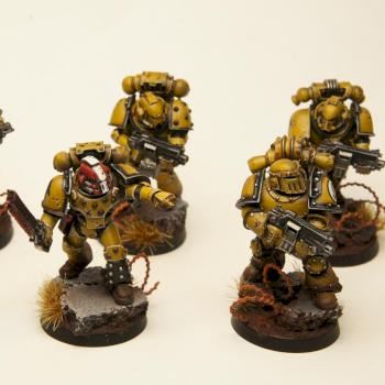 Imperial Fists squad 2 by x2painting
