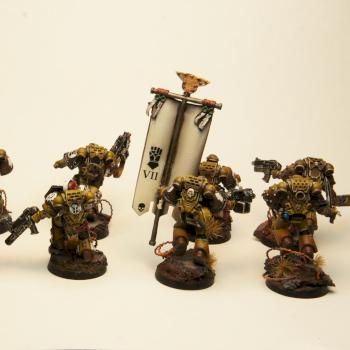 Imperial Fists squad 1 by x2painting