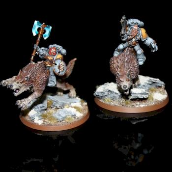 Thunderwolf Cavalry by BattlePaintStudio