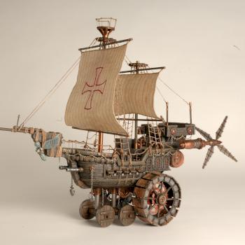 Steampunk Land Ship by NathanPriestley
