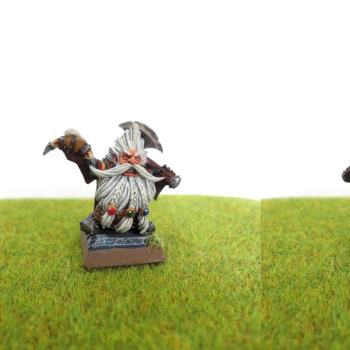 Karak Kadrik Dwarf: Grombrindal French White Dwarf 6th version by Dohkoj