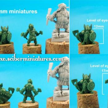 15 mm miniatures green by Scibor