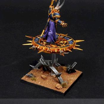 Tzeentch Chaos Sorcerer on Disc of Tzeentch by BloodyBeast.com
