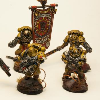 Imperial Fists squad 1 by x2painting