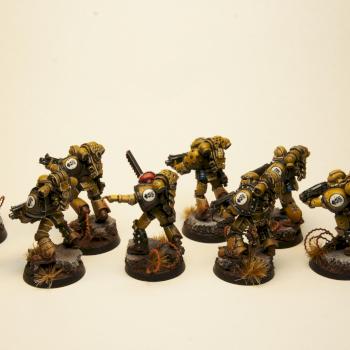 Imperial Fists squad 2 by x2painting