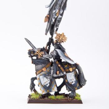 Bretonnian Knights Standard Bearer by nastin