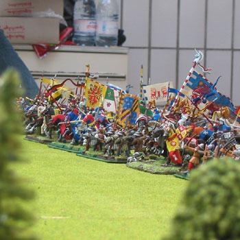 Charging bretonnians by Godefroy