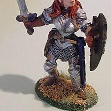 Female Fighter w/backpack by Shadowlight