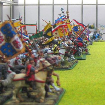 Charging bretonnians by Godefroy
