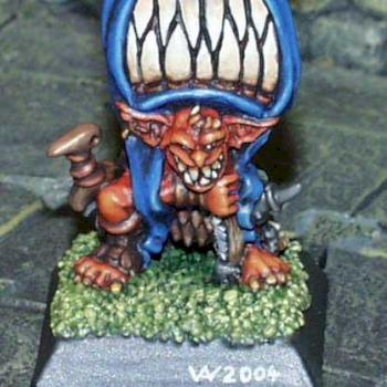 Goblin standard bearer by Daya