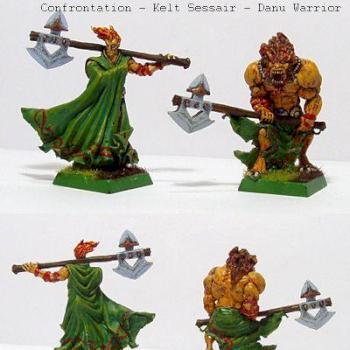 Confrontation - Kelts Sessair - Warrior of Danu by uzmnetosere