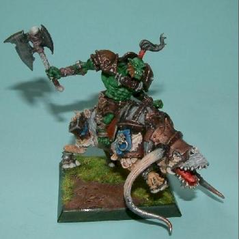 Animistic Shaman on Brontops by Helma