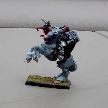 Warhammer Fantasy Converted White Wolf Grandmaster by berniesbrush