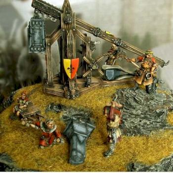 Bretonnian trebuchet by Brego