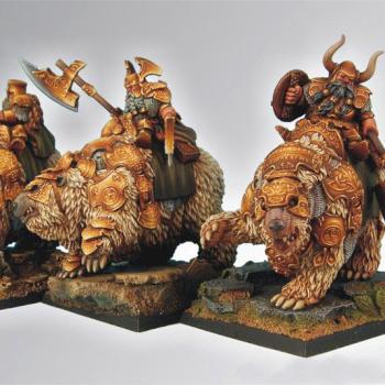 Dwarven War Bears by Scibor