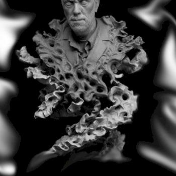 Bust actor Hugh Laurie (House M.D.) by alogrus