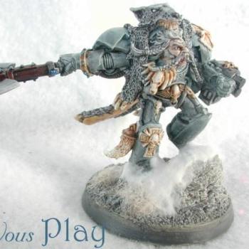 Space Wolf Lord Logan Grimnar by sivousplay