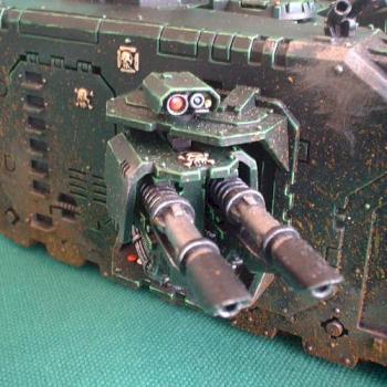 Dark Angels Land Raider (detail 1) by sammael 4
