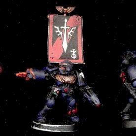 Dark Angels Heavies by strangeaeons