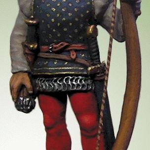 Empire Miniatures Longbowman, at ease. (28mm) by Kelly Baigent