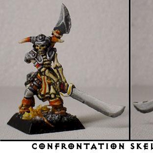 Confrontation Skeleton Warrior by sorentaine