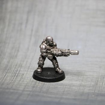 Catachan jungle fighter with melta by belgun