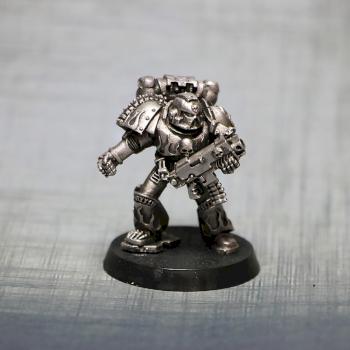 Space Marines Legion of Damned legionnaire # 1 by belgun