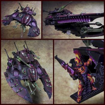 Altansar Eldar Aeldari Falcon Grav-tank with Fire Dragon by HungryCatapilla
