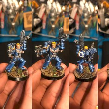 Brother Garus Ultramarine Spacemarine Warhammer 40000 by IreMoon