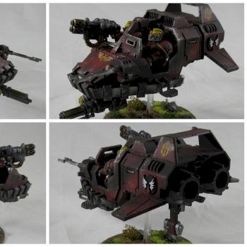Blood Angels Land Speeder by csulli13