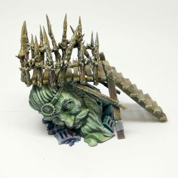 Warhammer Warcry terrain - Ruined Head Statue by Jambot