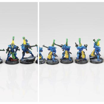 Aeldari Dire Avengers by Just Paint It