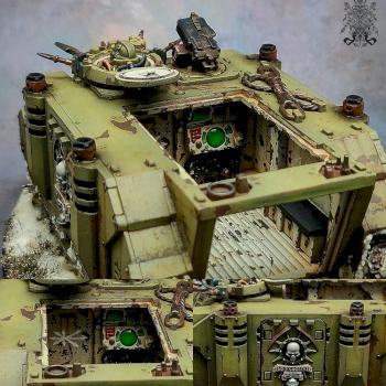 Death Guard Rhino by Feuerkind